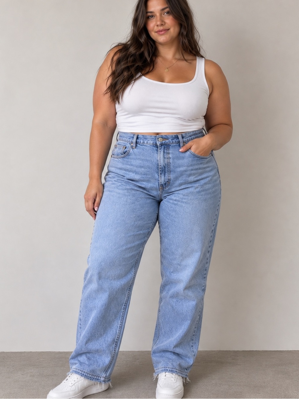American Eagle W20 Super High Rise Straight Leg Light Wash Jeans Plus Size Y2K